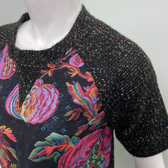 ANTHROPOLOGIE James Coviello brocade metallic top - Picture 5 of 8